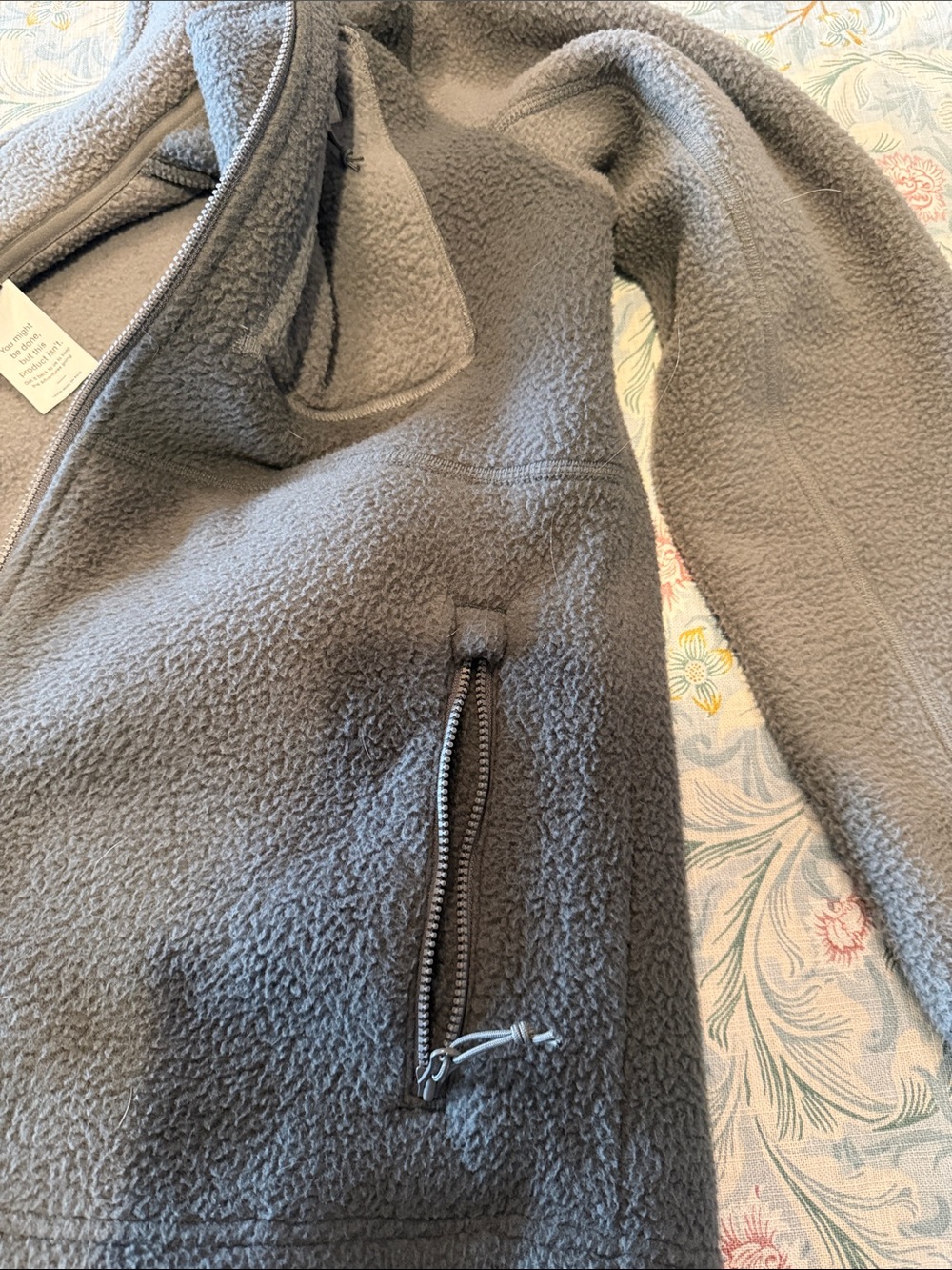 The North Face Women’s Gray Full-Zip Fleece Jacket - Picture 4 of 8
